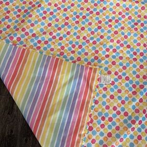 Tommy Bahama Outdoor Picnic Blanket & Carrying Bag Rainbow Stripe & Polka‎ Dot